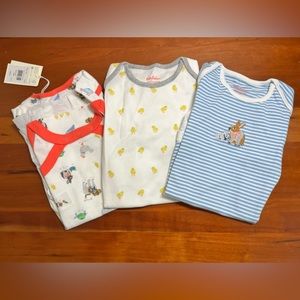 Baby Onesies ( set of 3). Mini Boden  BRAND NEW.